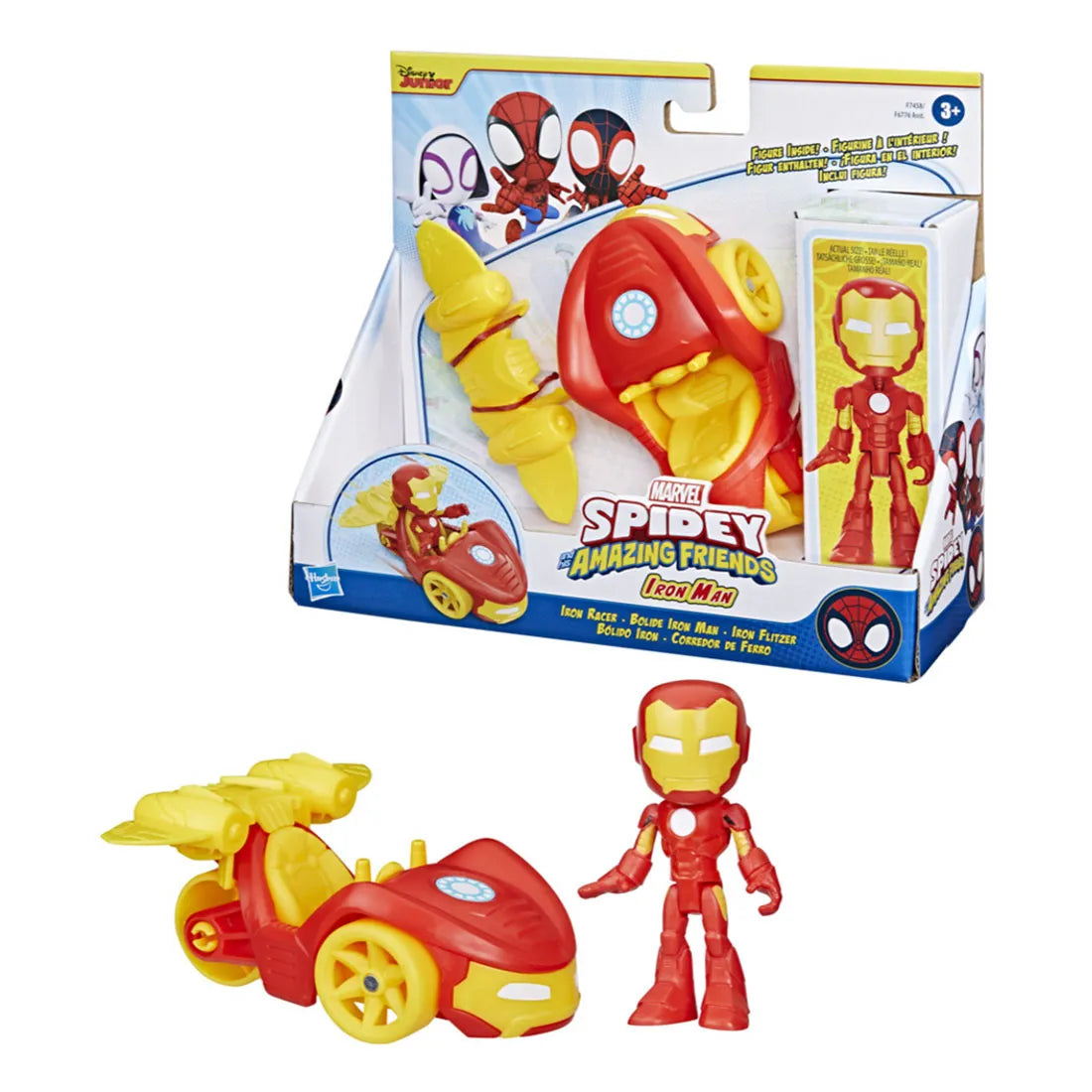Marvel Spidey y Sus Sorprendentes Amigos Bólido Iron Man – Hasbro