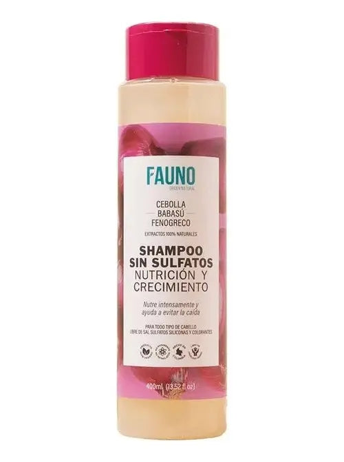 Shampoo de Cebolla Nutrición y Crecimiento 400 ml – Fauno