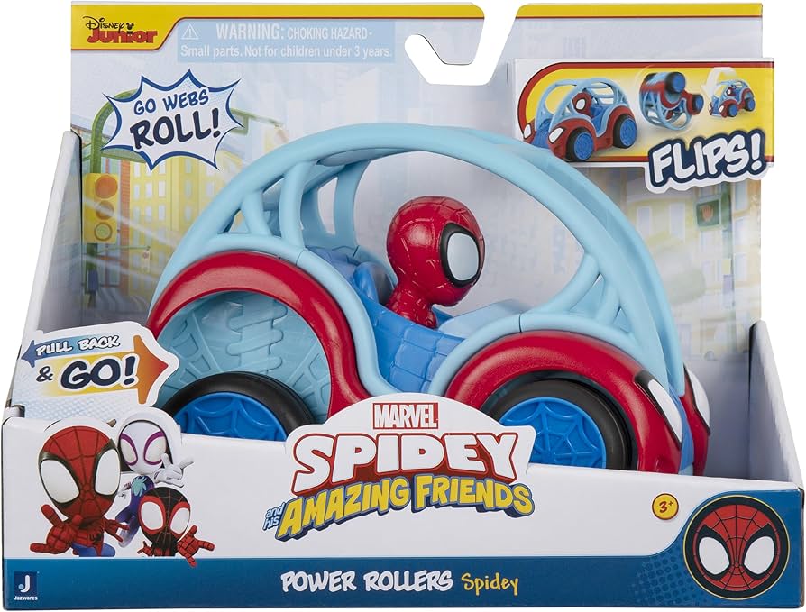 Spidey Vehículo Power Roller Pull Back - Spiderman en oferta outlet Colombia saldos a huevo