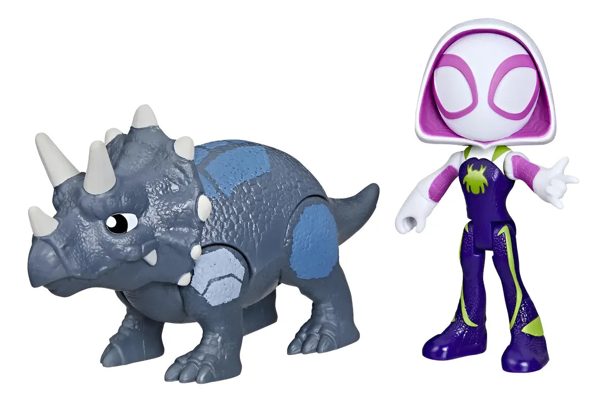 Spidey & His Amazing Friends Ghost-Spider y Rhino Dino – Hasbro
