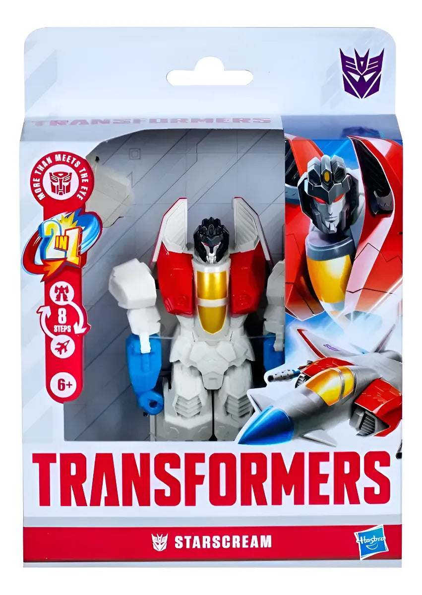 Figura Convertible Transformers Starscream 2 en 1 – Hasbro