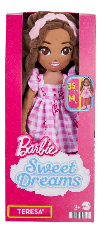 Barbie Peluche Sweet Dreams Teresa de 35 cm – Mattel