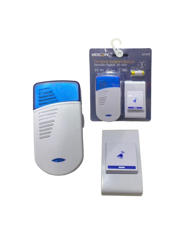 Timbre Inalámbrico Digital Mercury 110 - 130V Saldos A Huevo