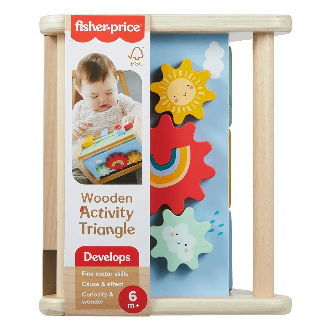 Triángulo de Actividades de Madera - Fisher-Price en oferta outlet Colombia saldos a huevo