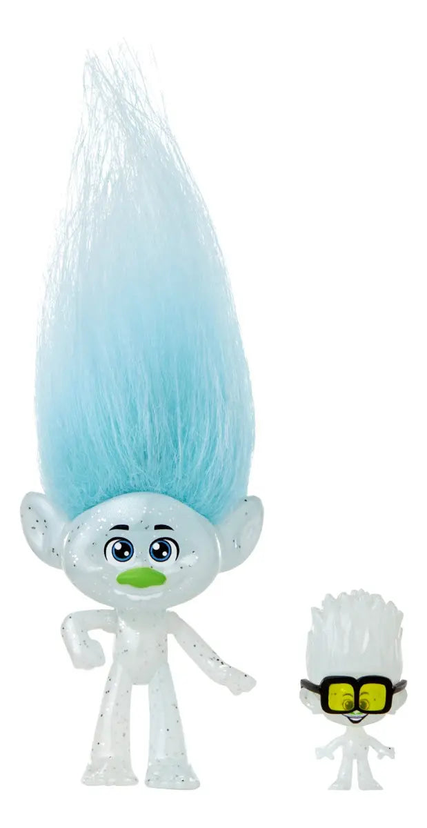 Trolls Muñeca Mini Guy Diamond con Tiny Diamond