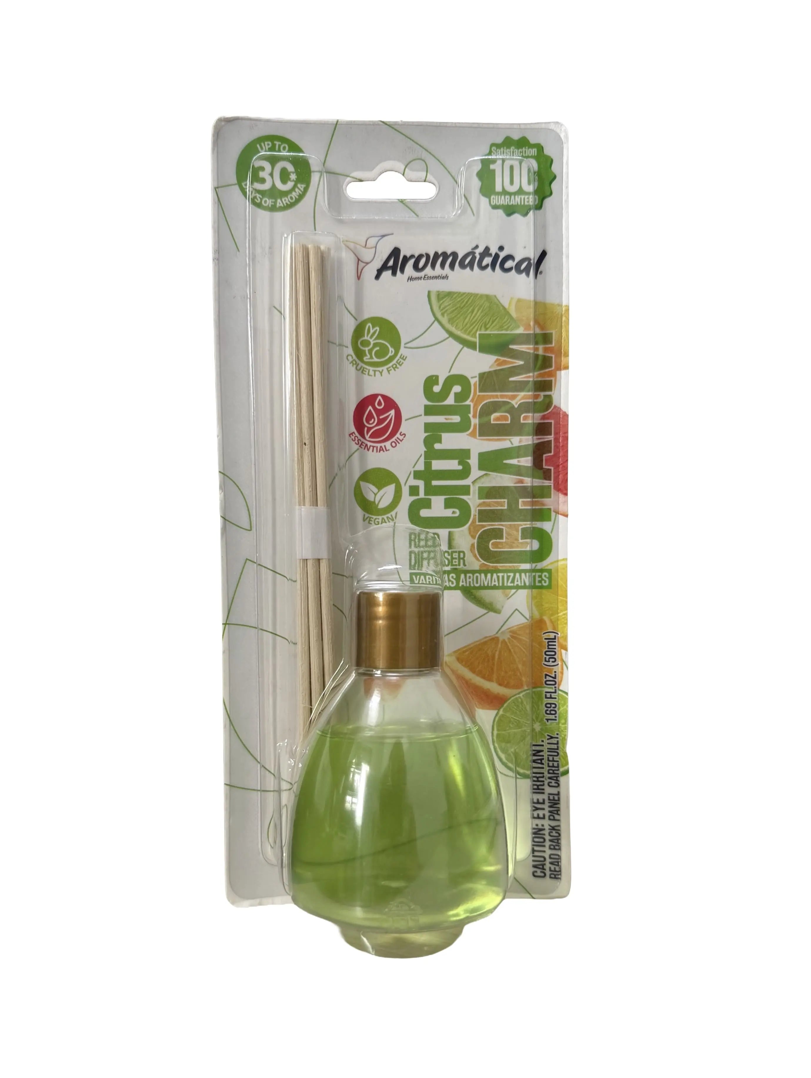 Varitas Aromatizantes Aroma Citrus Charm 50ml - Aromatical Home Essentials en oferta outlet Colombia saldos a huevo