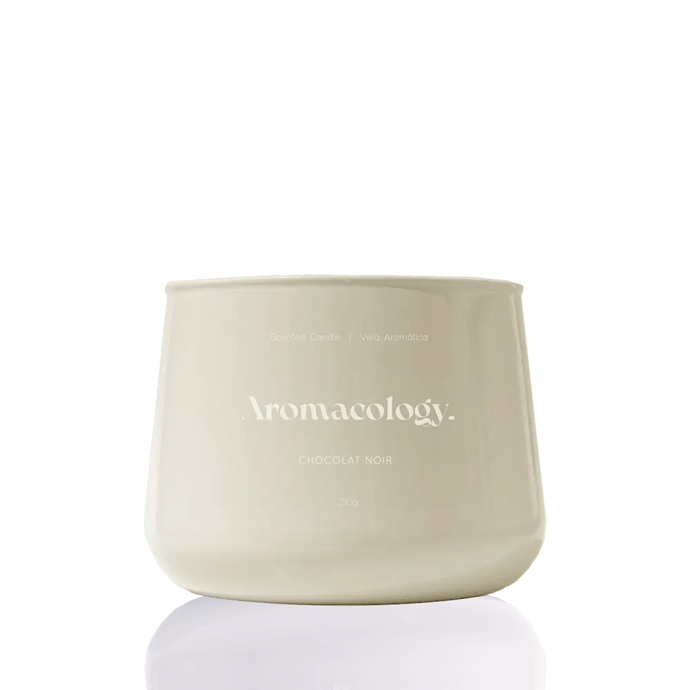 Vela Aromática Chocolate Noir 210gr - Aromacology