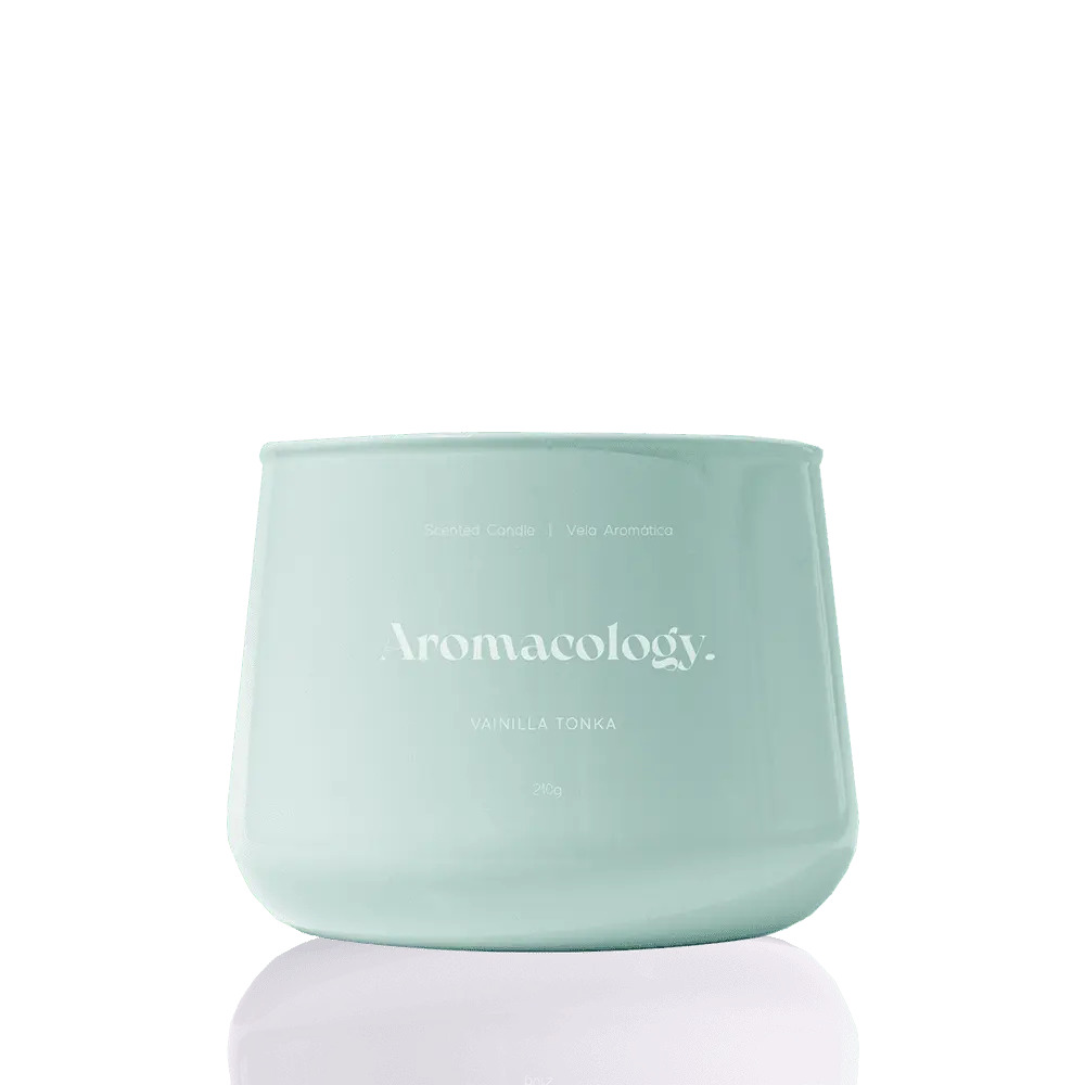 Vela Aromática Vainilla Tonka 210gr - Aromacology