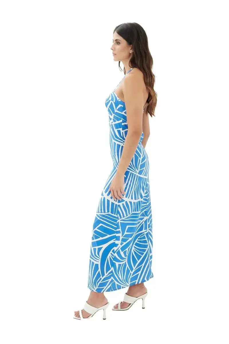 Vestido Largo Entresueños Suspiros Azul MERCEDES CAMPUZANO 5016 en oferta outlet Colombia saldos a huevo