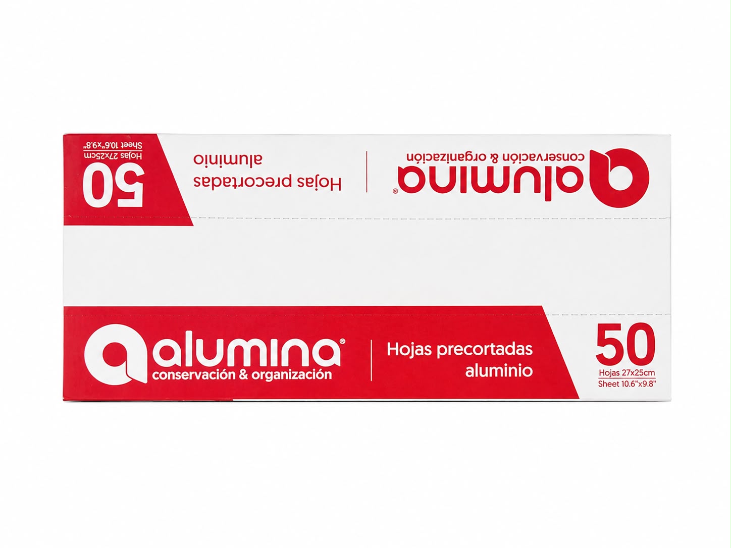 Hojas Precortadas de Papel Aluminio x 50und – ALUMINA