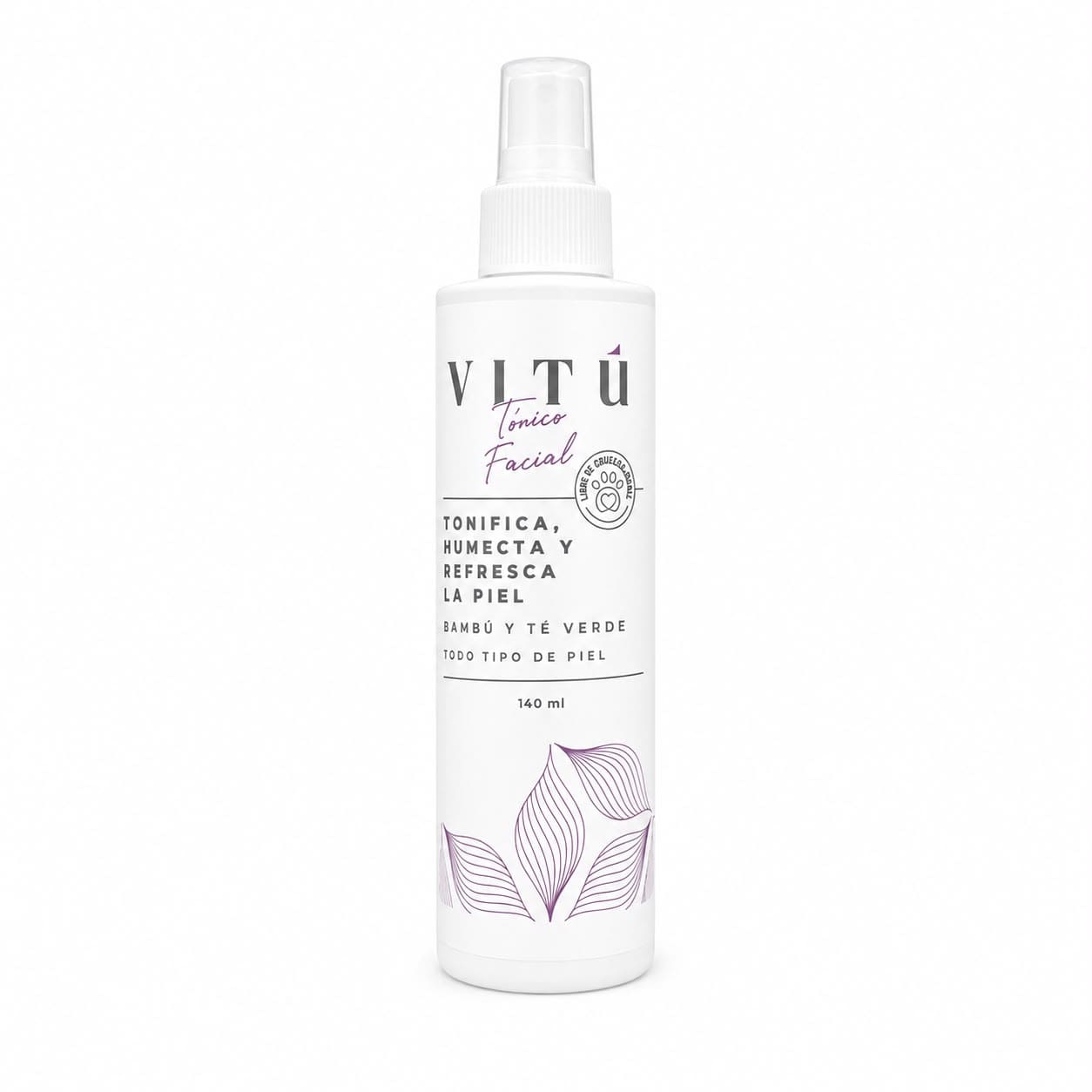Tónico Facial Bambú y Té Verde 140 ml - Vitú