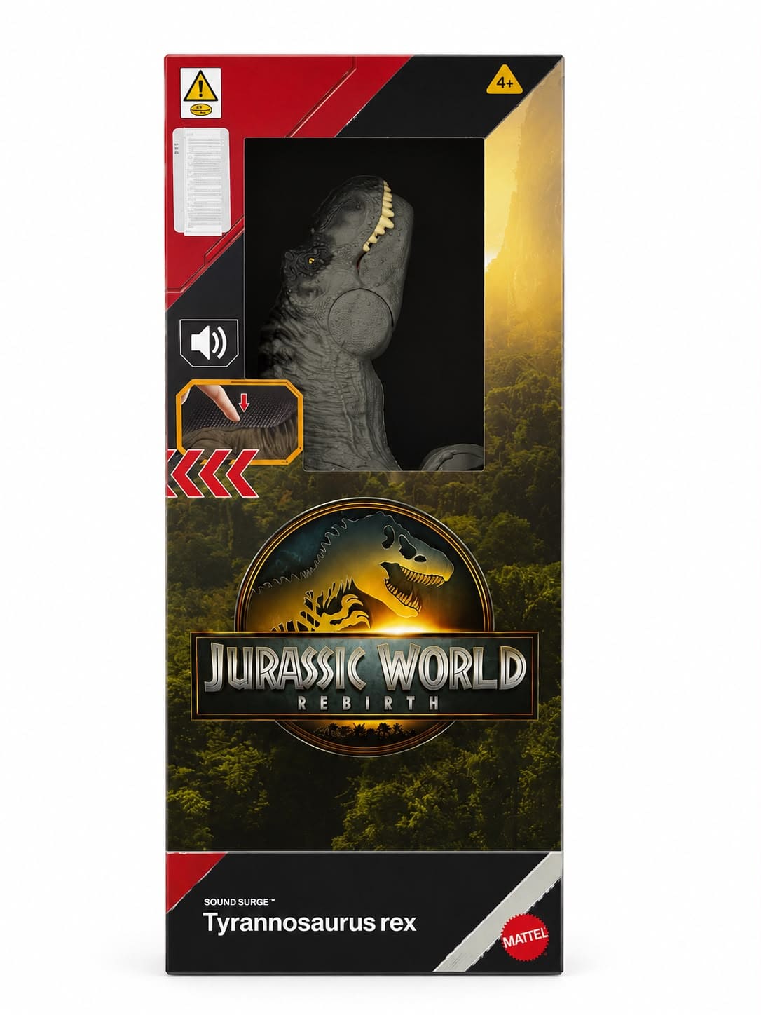 Dinosaurio Tyrannosaurus Rex 30cm con Sonidos Jurassic World Rebirth – Mattel en oferta outlet Colombia saldos a huevo