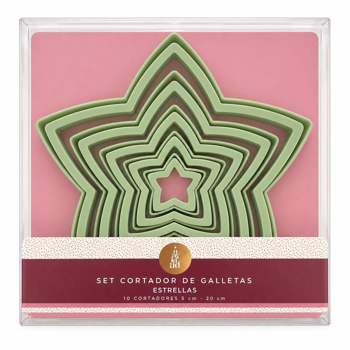 Set de 10 Cortadores de Galletas en Forma de Estrella – Casa Ideas