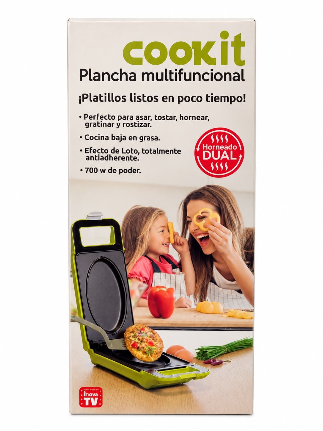 Plancha Multifuncional para Cocinar de 700 W – Cook It en oferta outlet Colombia saldos a huevo