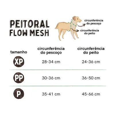 Arnés para Perro Flor Mesh Gradiente PP311 - Saldos A Huevo