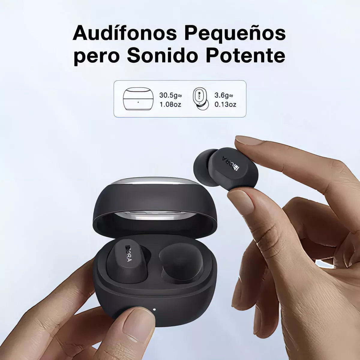 Audifonos Inalambricos Negro AUT208 - 1Hora