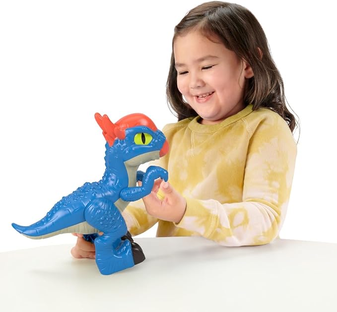Imaginext Jurassic World Stygimoloch Azul XL – Fisher Price en oferta outlet Colombia saldos a huevo