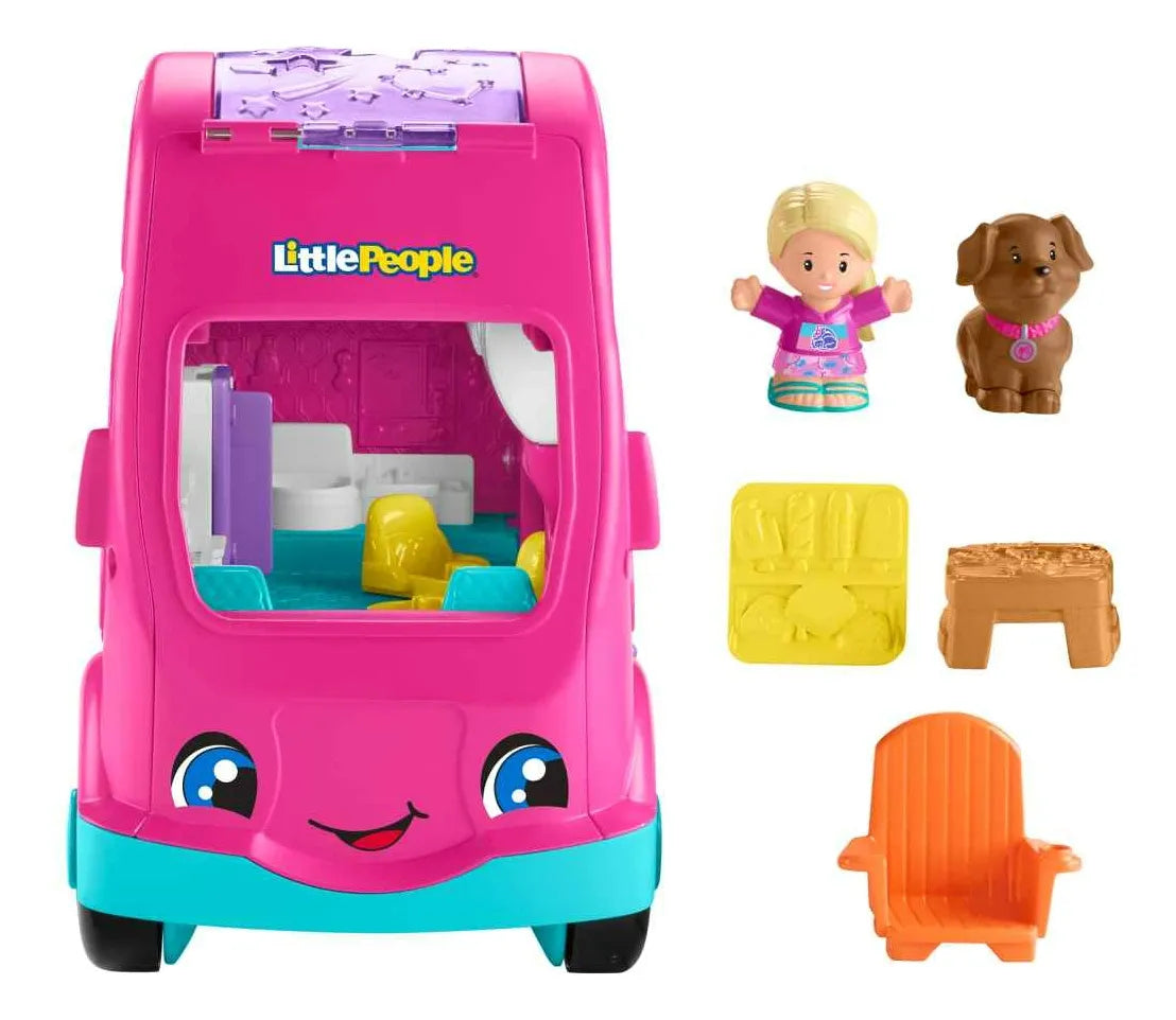 Barbie Camper de los Sueños Luces & Sonidos - Little People en oferta outlet Colombia saldos a huevo