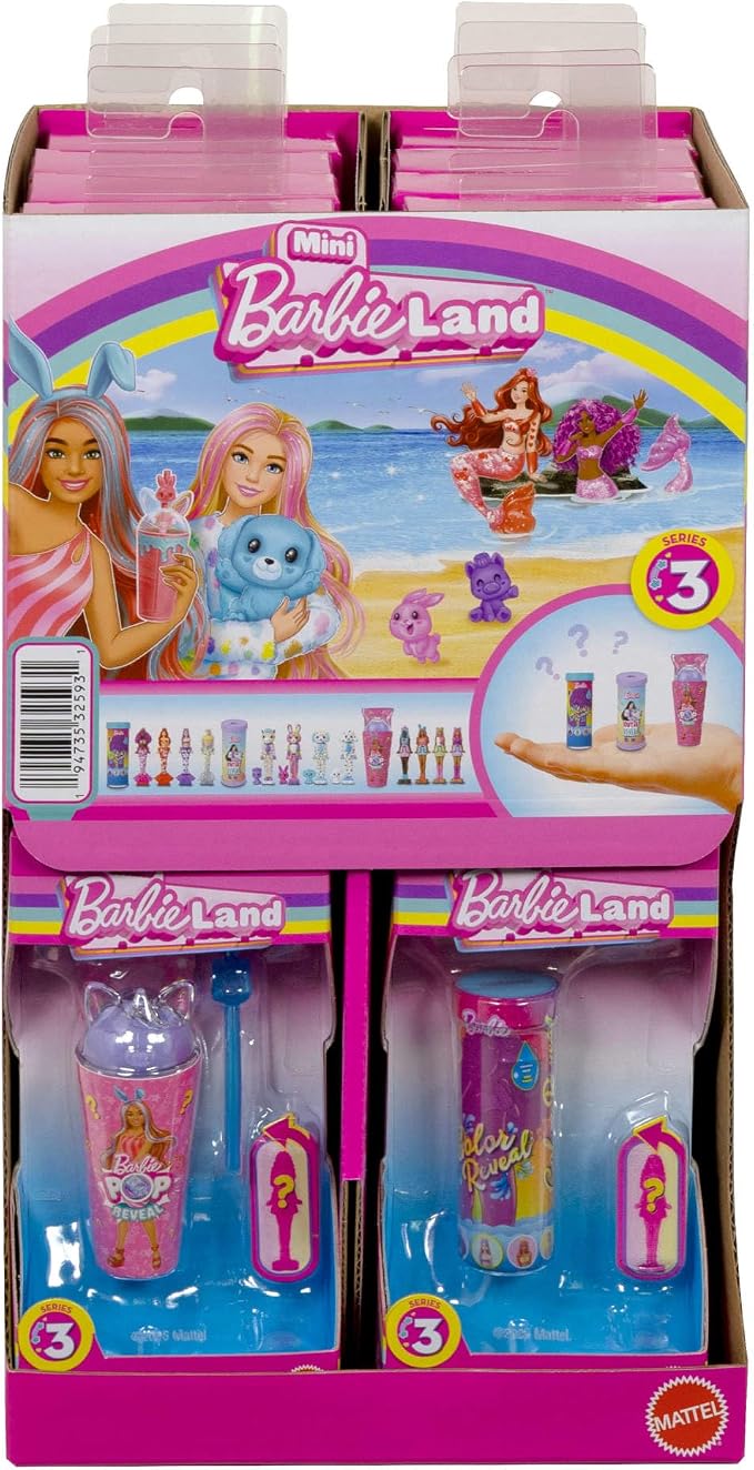 Mini BarbieLand Surtida: Color Reveal, Pop Reveal o Cutie Reveal - Barbie