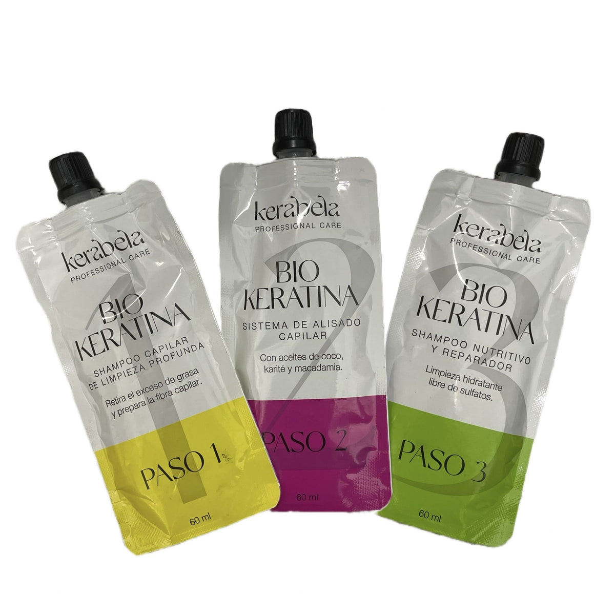 BIO KERATINA Kit 3 pasos - Kerabela - Saldos A Huevo