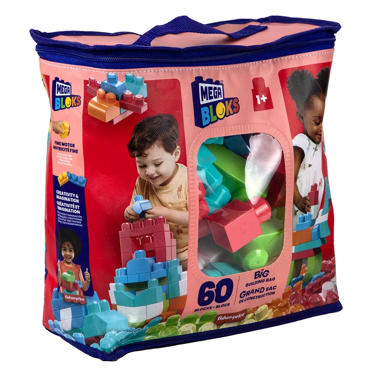 Bolsas De Construcción 60 piezas DCH54 - Mega Bloks - Saldos A Huevo