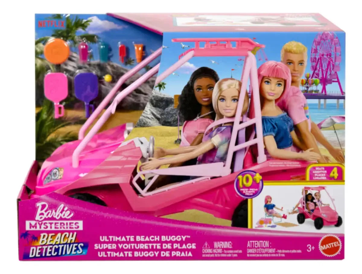 Barbie Detectives en la Playa Vehículo Buggy de Playa - Mattel