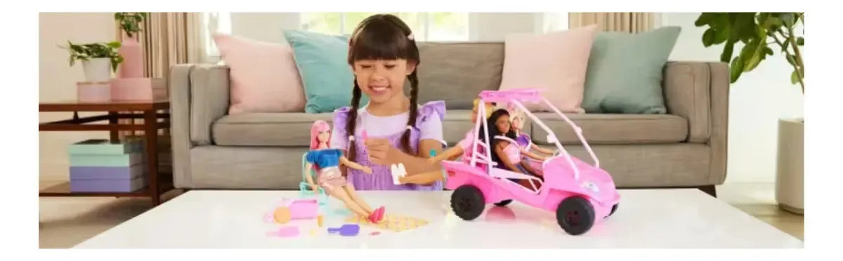 Barbie Detectives en la Playa Vehículo Buggy de Playa - Mattel