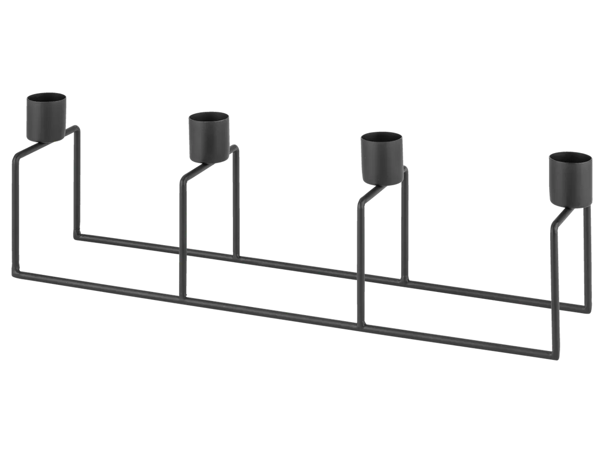 Candelabro Metálico Loft para 4 Velas – Livarno Home