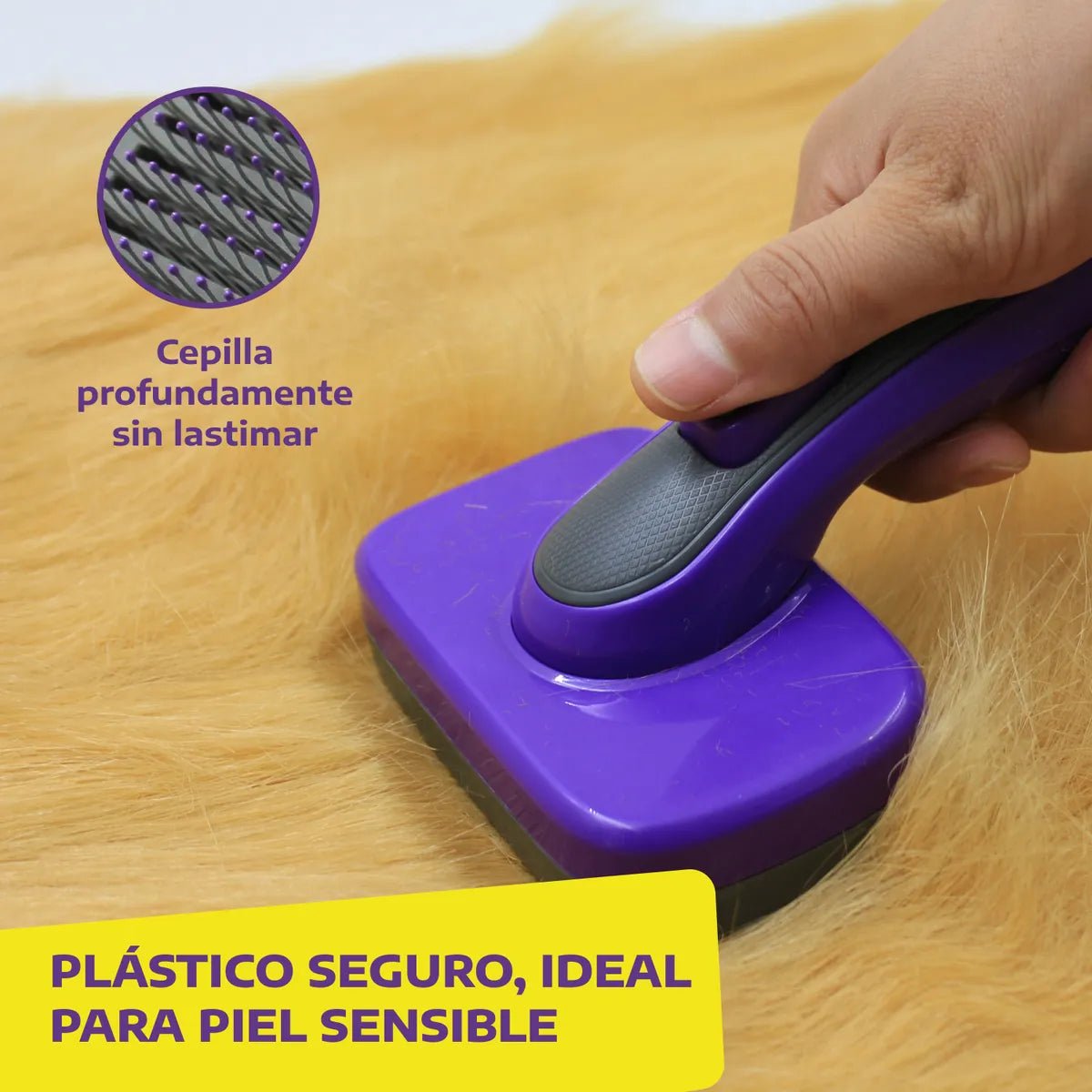 Cepillo Deslanador para Mascotas - Hertzko - Saldos A Huevo