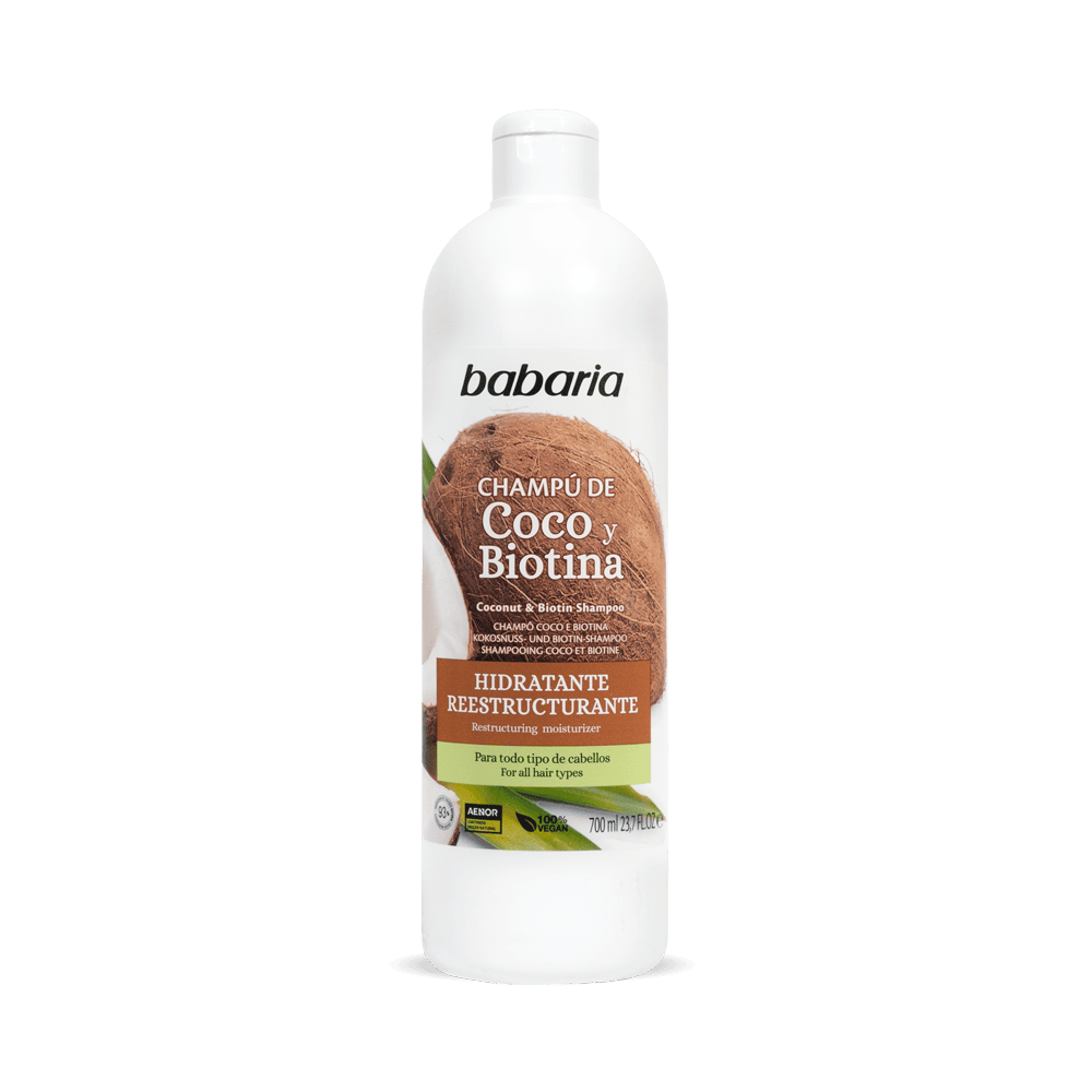 Champú de Coco y Biotina x 700 ml Shampoo - Babaria