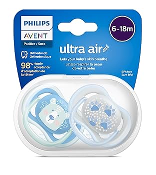 Set de Chupos de Entretención Ultra Air Philips Avent 6-18m Oso en oferta outlet Colombia saldos a huevo