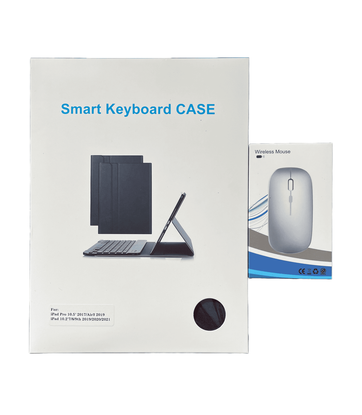 Combo Teclado Inteligene para Ipad Pro 10.5, Ipad 10.2 Con funda y Mouse - Saldos A Huevo
