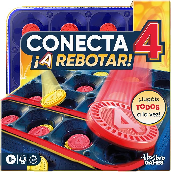 Juego de Mesa Conecta 4 ¡A Rebotar! - Hasbro