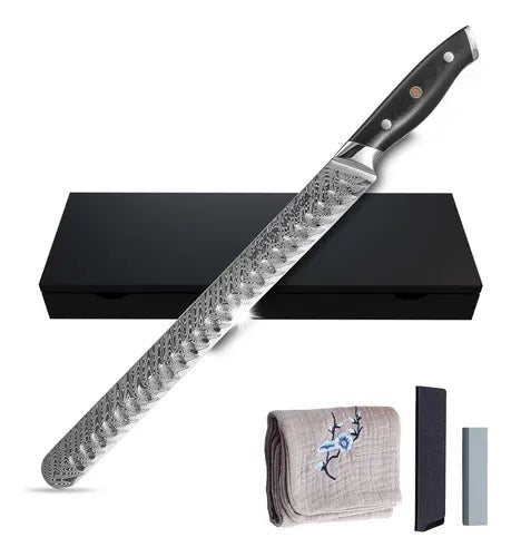 Cuchillo Cocina Japones Acero Damasco Afilado - Master Maison - Saldos A Huevo
