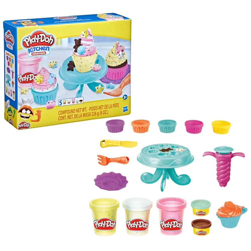 Play Doh Kitchen Creations - Cupcakes Coloridos