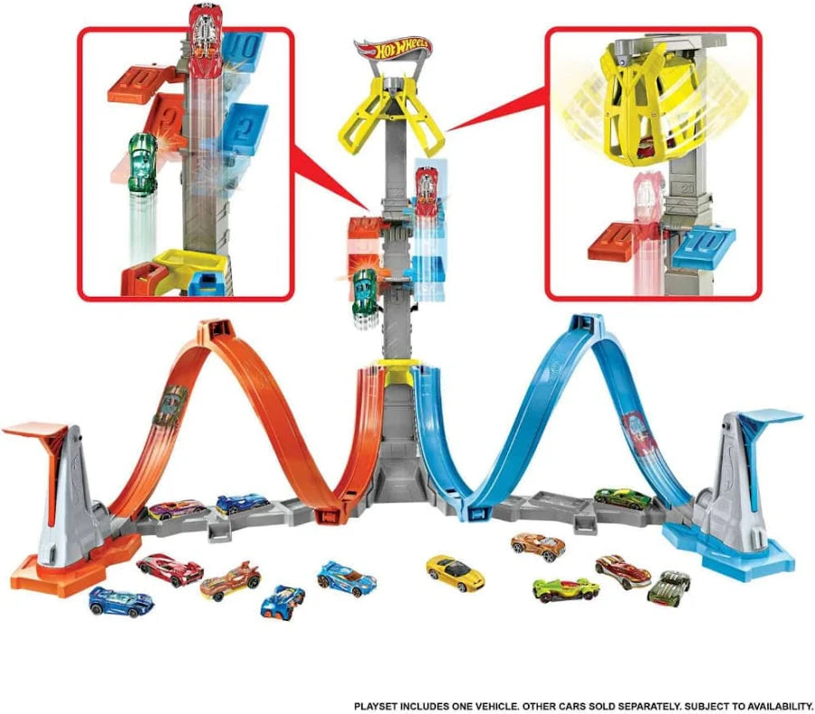 Hot Wheels Action Desafío de Altura Loop & Launch – Mattel
