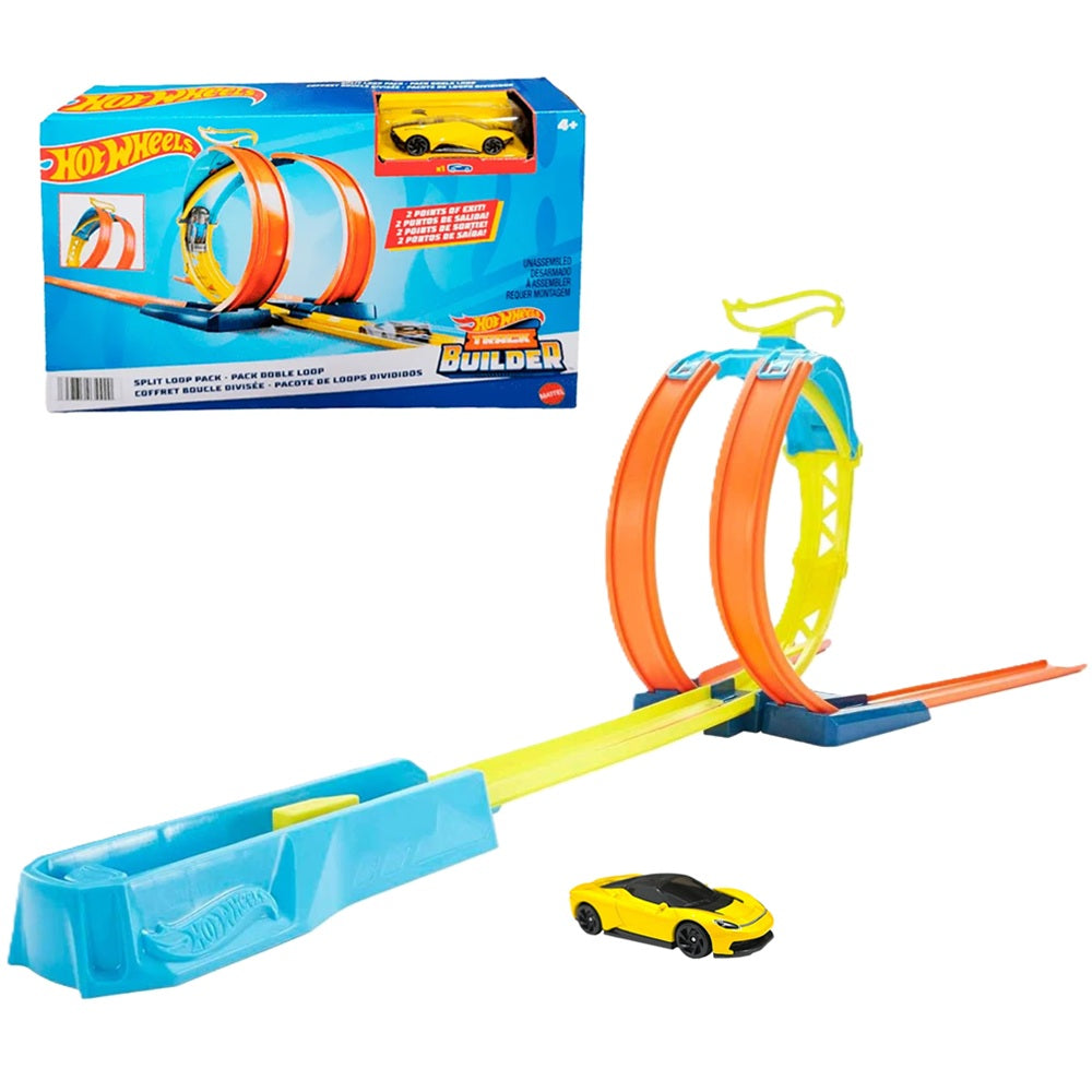 Hot Wheels Track Builder - Pack Doble Loop