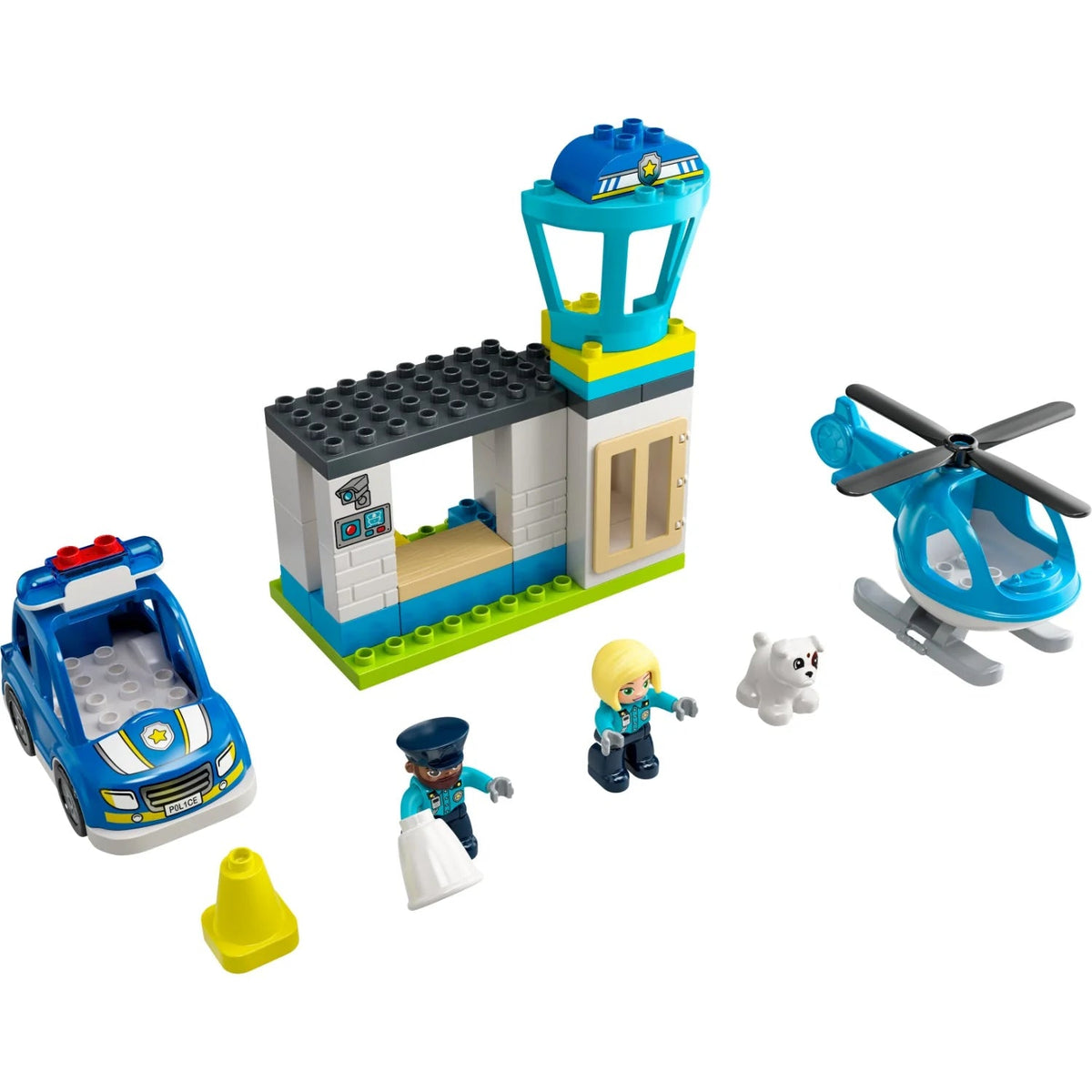 Duplo Rescate: Estación de Policía Helicóptero 10959 - Lego - Saldos A Huevo