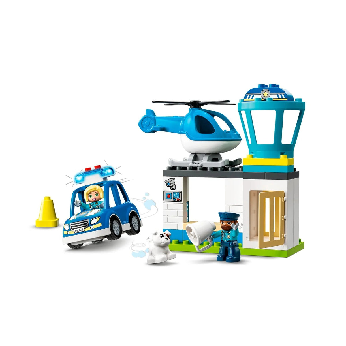 Duplo Rescate: Estación de Policía Helicóptero 10959 - Lego - Saldos A Huevo