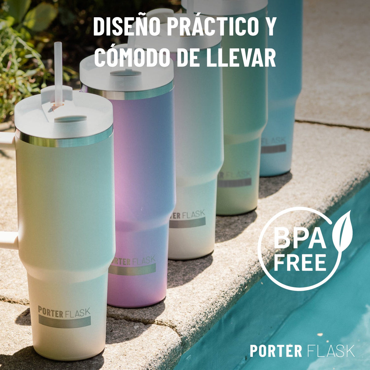 FIRE 40 Vaso Termo Termico 1,2L Acero Inox Rosa - Porter Flask - Saldos A Huevo