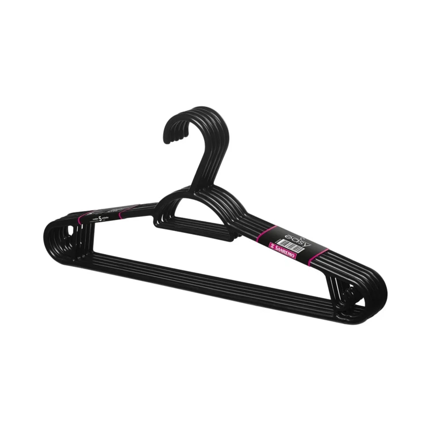 Ganchos de Ropa Percha Pack x 5 und - San Remo en oferta outlet Colombia saldos a huevo