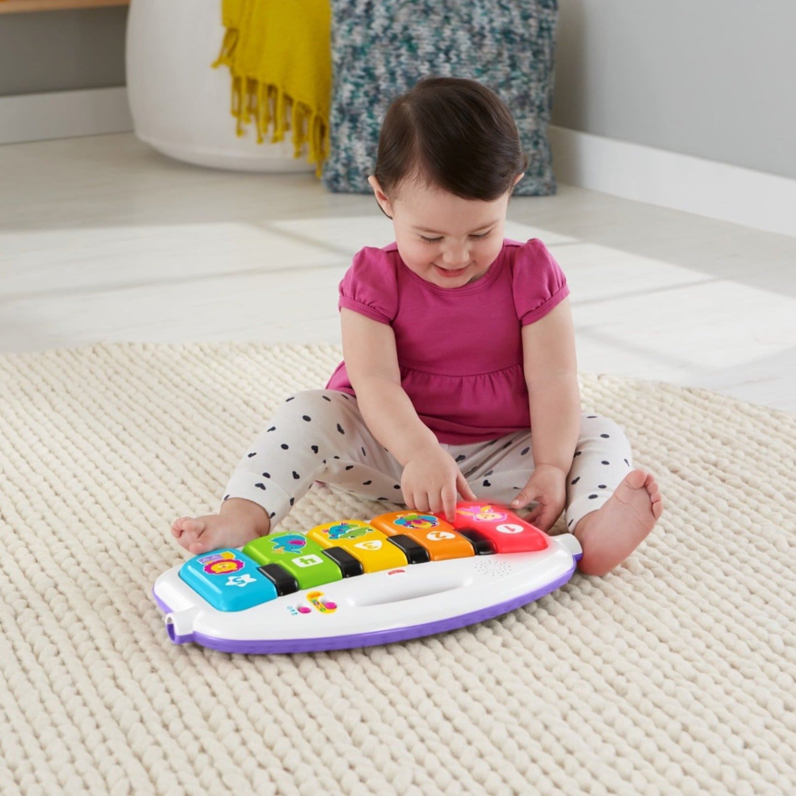 Gimnasio para bebé Deluxe Piano Pataditas Musicales – Fisher-Price