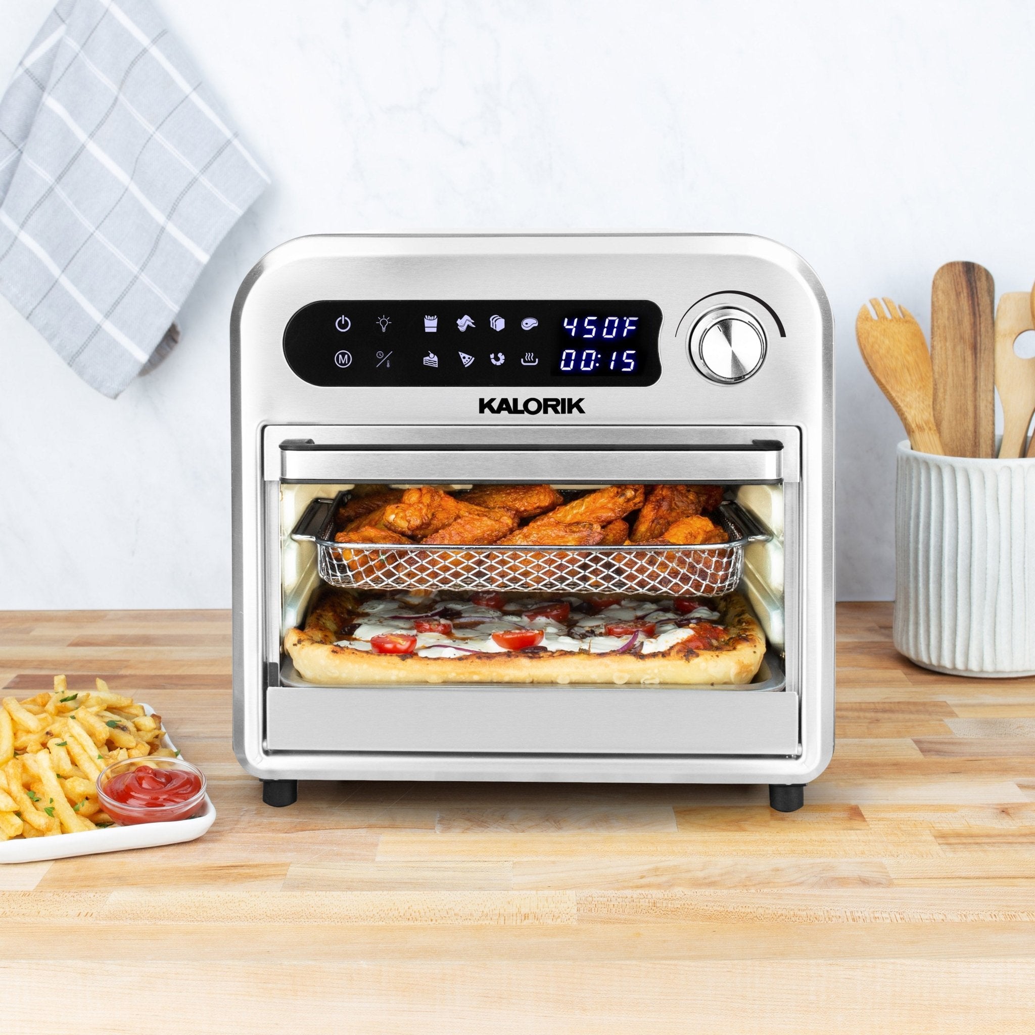 Horno Digital con Freidora de Aire Air Fryer de 12.6 litros – Kalorik - Saldos A Huevo