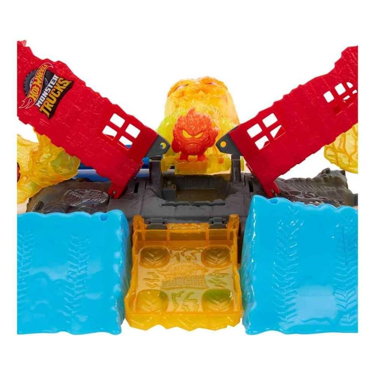 Monster Trucks Arena Energía de Demolición Apaga el Fuego - Hot Wheels en oferta outlet Colombia saldos a huevo