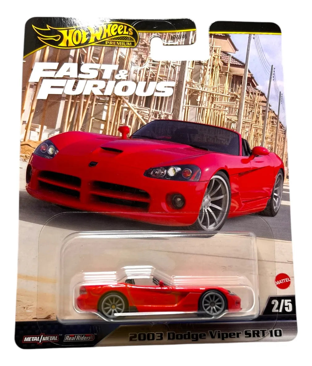 Hot Wheels Premium Fast &amp; Furious – 2003 Dodge Viper 1:64 (Rojo) en oferta outlet Colombia saldos a huevo