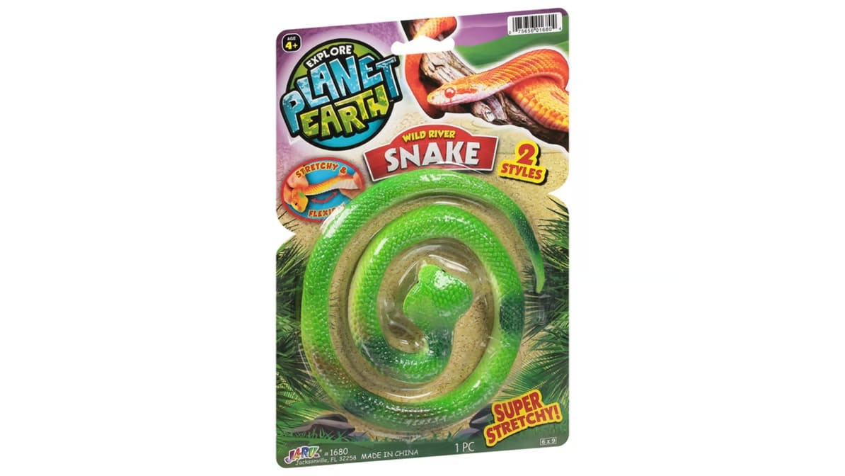 Ja - Ru Planet Earth Wild River Serpiente Verde - Saldos A Huevo