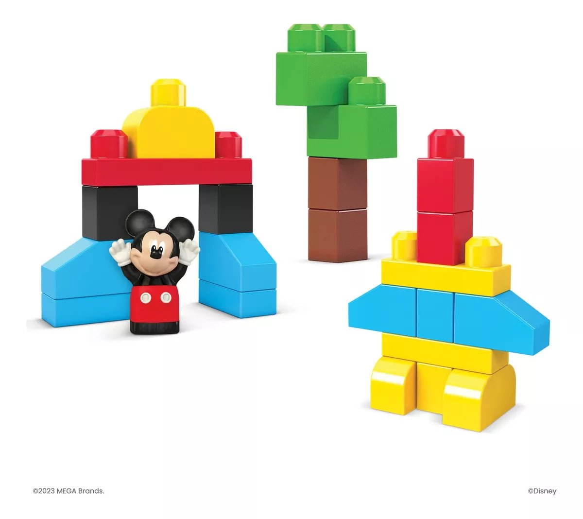 Juguete De Construcción Bloques De Mickey 60 piezas - Mega Bloks - Saldos A Huevo