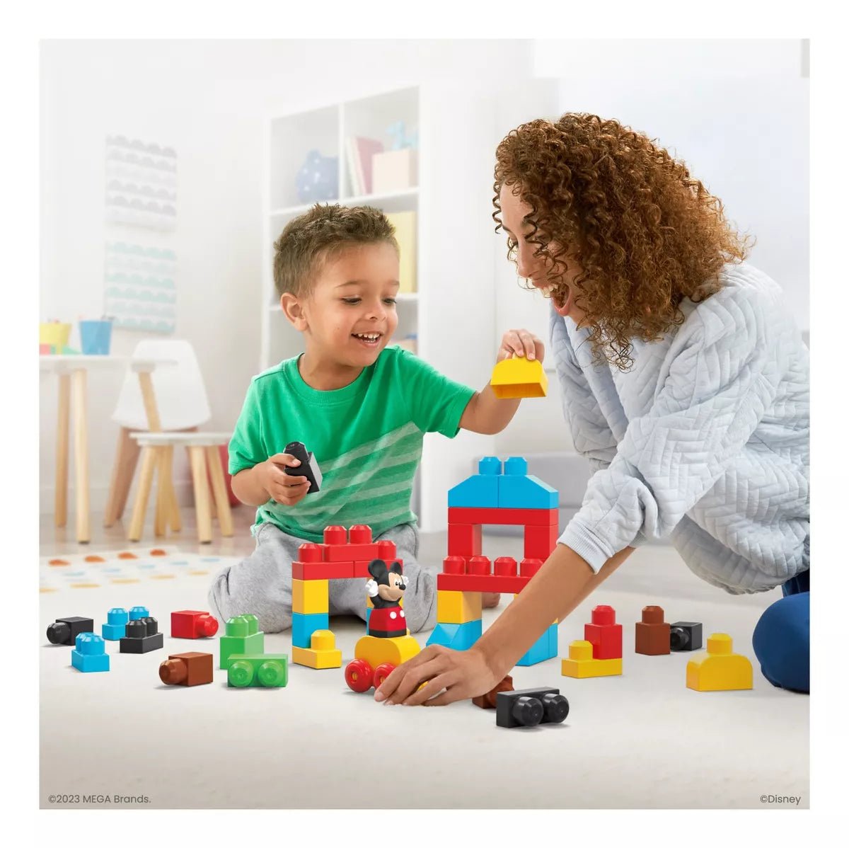 Juguete De Construcción Bloques De Mickey 60 piezas - Mega Bloks - Saldos A Huevo