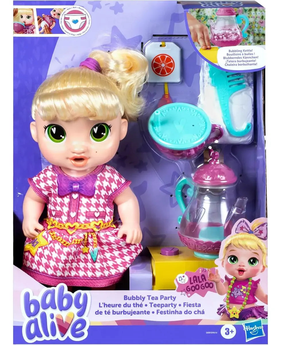 Muñeca Baby Alive Bubbly Tea Party LaLa GooGoo – Hasbro