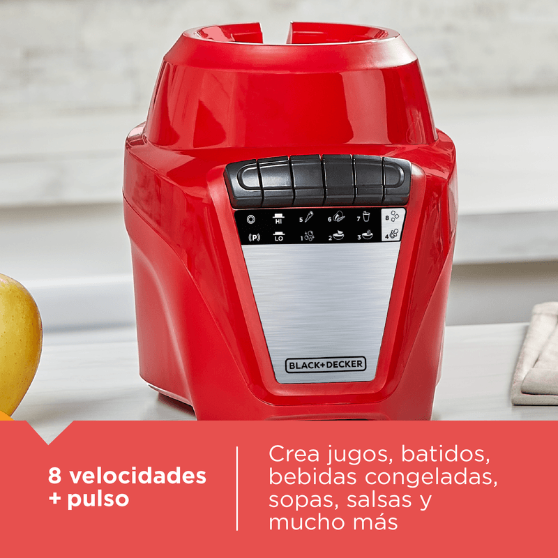 Licuadora Ice Crush roja BL0876-1RDLA - Black+Decker en oferta outlet Colombia saldos a huevo